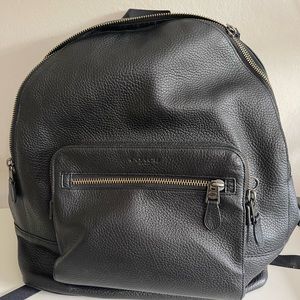 Coach leather backpack. Great condition. Minor marks.